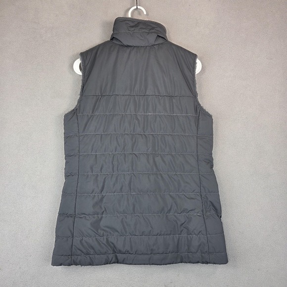 The North Face Vest Womens S Mossbud Reversible Insulated Fleece Puffer NF0A4R3G - Picture 3 of 9